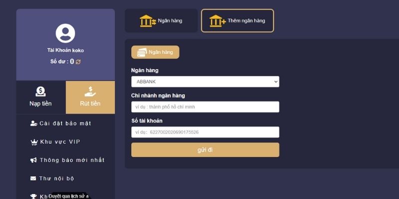 Xác minh tài khoản người dùng