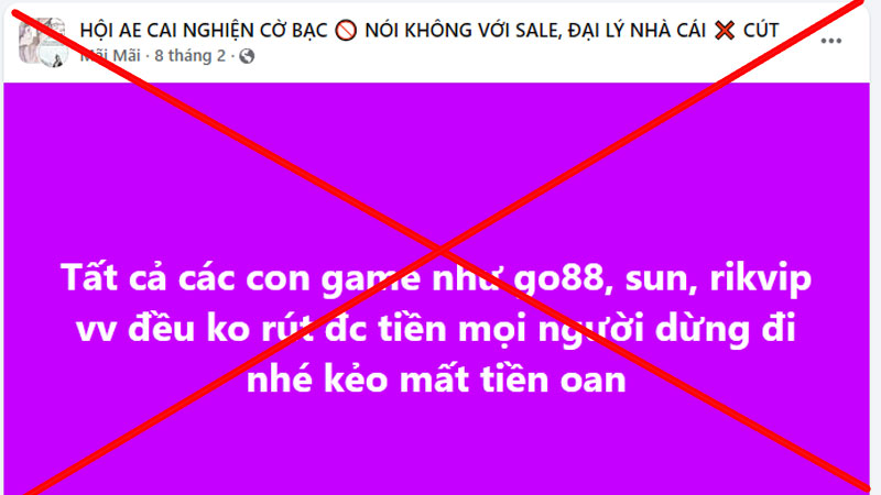 Các website mạo danh chơi xấu Go88